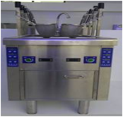 智能自動升降六頭煮面爐12KW